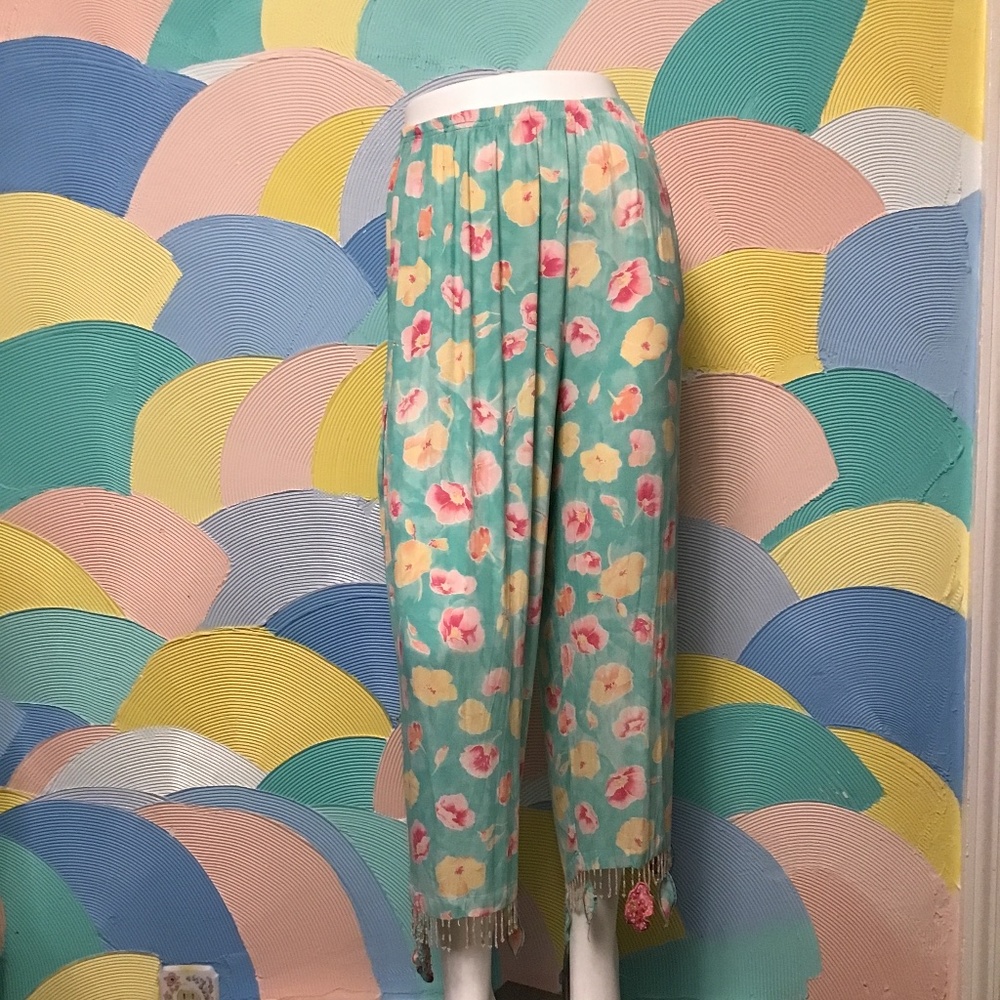 Key lime Pie beach tropical pants size XL
